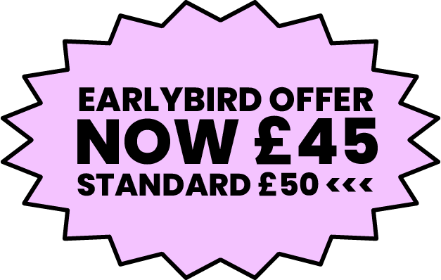 Earlybird offer now £45