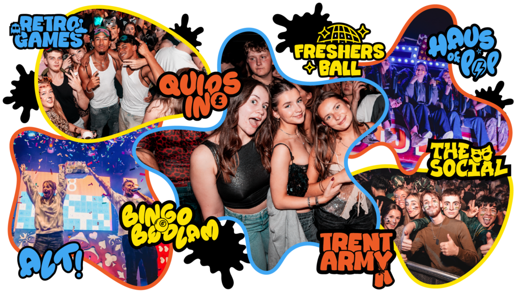 TRENT FRESHERS EVENTS COLLAGE